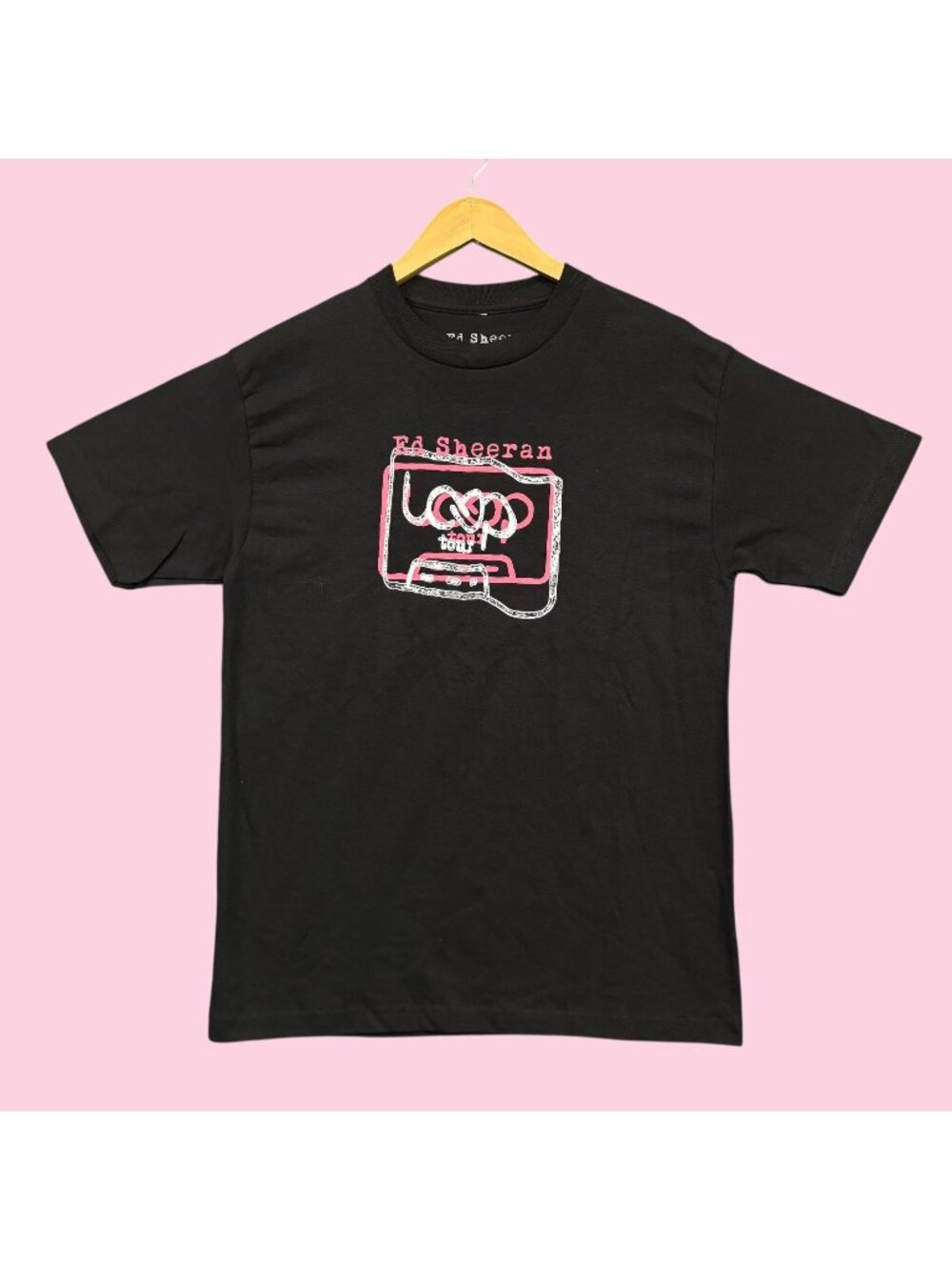Ed Sheeran Play Album Cassette Loop Tour Stop Dates Tee M